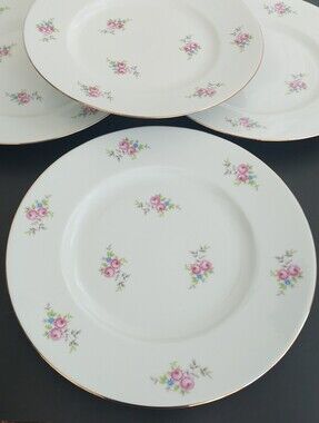 Vintage Graf von Henneberg JLMenau Porcelain Dinner Plates Set of 4